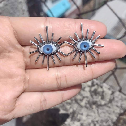 Aretes Ojo Turco Pestañas