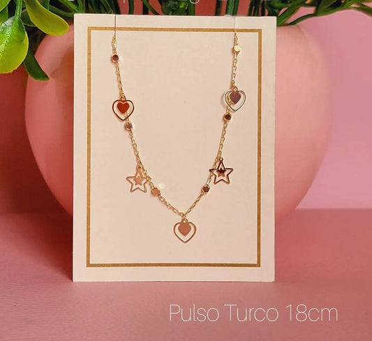 Pulsera Estrellas/Corazones