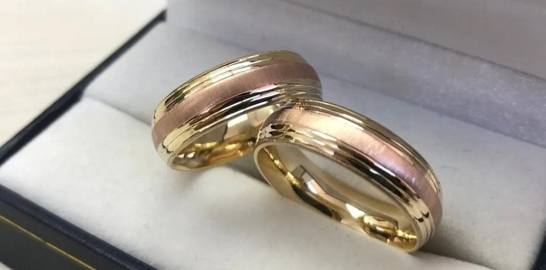 Anillos Boda Bicolor Oro Amarillo y Oro Rosa Plata Caribe Joyer a