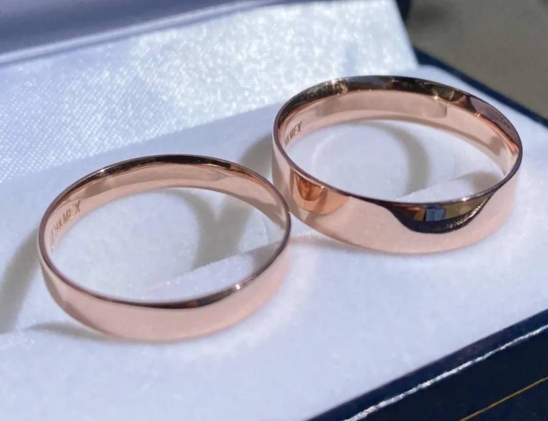 Anillos Boda Lisos Oro Rosa Plata Caribe Joyer a